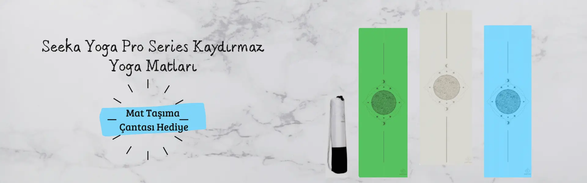 Seeka Yoga Kaydırmaz Matlar