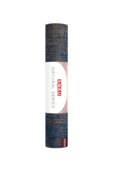 Doğal Jüt Kaplama Mavi Yoga Mat