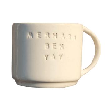 El Yapımı Seramik Burç Kupası - Merhaba Ben Yay
