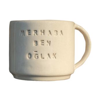 El Yapımı Seramik Burç Kupası - Merhaba Ben Oğlak