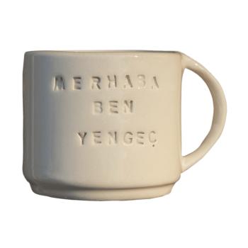 El Yapımı Seramik Burç Kupası - Merhaba Ben Yengeç