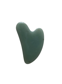 Gua Sha Yeşim Doğal Masaj Taşı Yeşil- Yüz Cilt Masaj Taşı