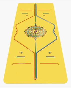 Profesyonel PU Kaydırmaz Yoga Matı-Colorline-Sarı