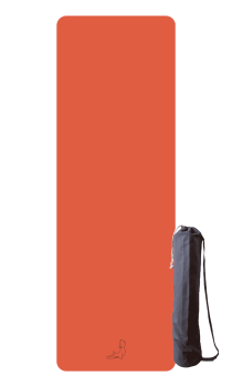 Lean Series 4.1 mm Mercan Turuncu Doğal Kauçuk Kaydırmaz Yoga Matı