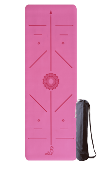 Focus Series 4.1 mm Pembe Doğal Kauçuk Kaydırmaz Yoga Matı