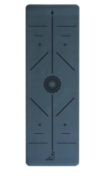 Focus Series 4.1 mm Sis Mavisi Doğal Kauçuk Kaydırmaz Yoga Matı