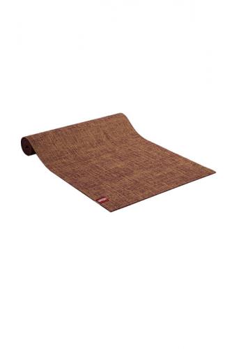 Doğal Jüt Kaplama Bordo Yoga Mat