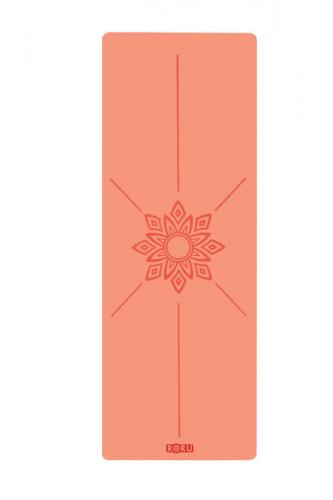 Sun Series Kaydırmaz 5mm Yoga Matı - Coral - Yeni Sezon