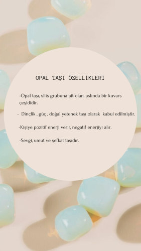 Opal Taşı Jade Roller Yüz Masaj Aparatı -Kutulu