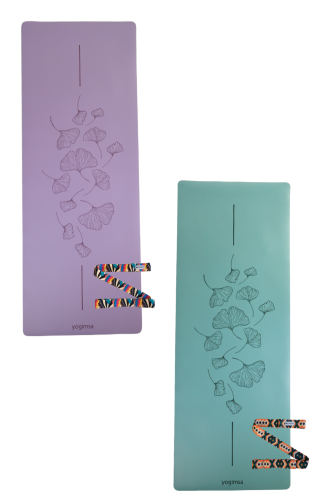 Ginkgo Series Anti Slip 2 Adet Yoga Mat-Anneler Günü Özel