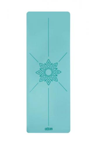 Sun Series Kaydırmaz 5mm Yoga Matı - Su Mavisi