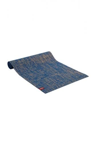 Doğal Jüt Kaplama Mavi Yoga Mat
