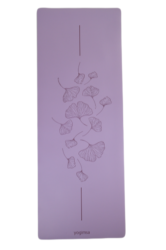 Ginkgo Series Mor -Anti-Slip Yoga ve Pilates Matı