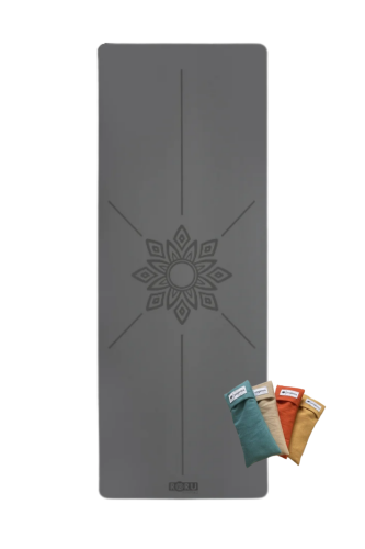 Sun Series Limited - Ultra Kaydırmaz Yoga Matı Sun 4mm-Gri