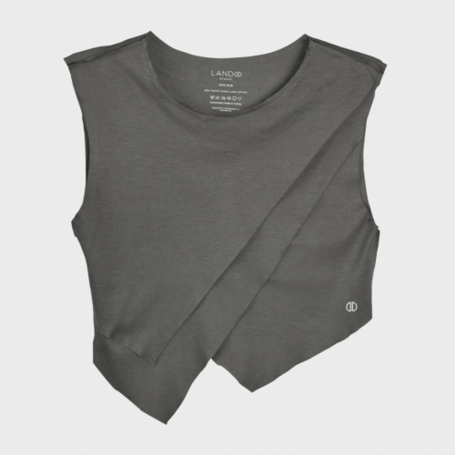 TENCEL™ M Crop Top I Antrasit