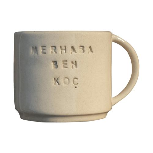 El Yapımı Seramik Burç Kupası - Merhaba Ben Koç