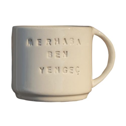 El Yapımı Seramik Burç Kupası - Merhaba Ben Yengeç