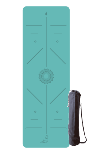 Focus Series 4.1 mm Göl Mavisi Doğal Kauçuk Kaydırmaz Yoga Matı