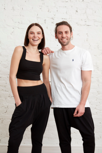 Yoga Pantolon -Organik Pamuk Unisex | Siyah
