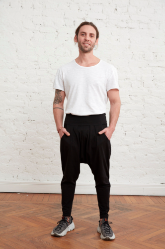 Yoga Pantolon -Organik Pamuk Unisex | Siyah