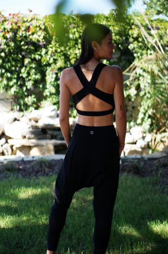 Yoga Pantolon -Organik Pamuk Unisex | Siyah