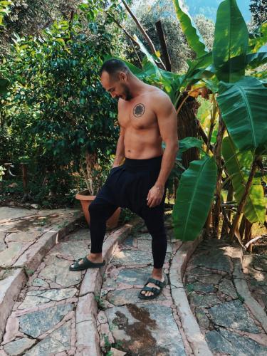 Yoga Pantolon-Organik Pamuk Unisex | Lacivert