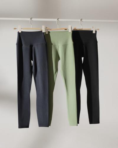 TENCEL™ Yüksek Bel Yoga Tayt | Siyah