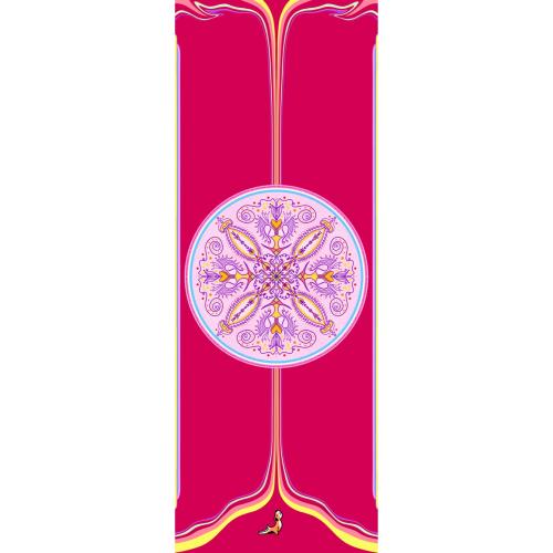 Mandala Series 4.1 mm Now-Here Doğal Kauçuk Kaydırmaz Yoga Matı