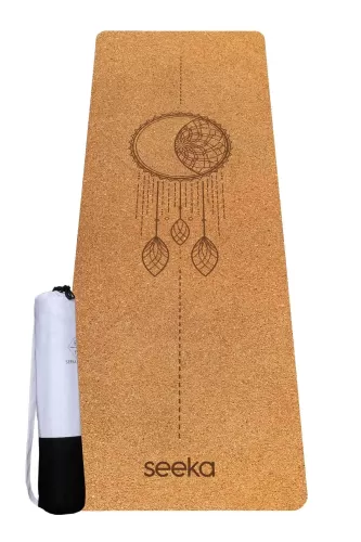 Seeka Yoga Cork Serisi Dream Catcher Yoga Mat