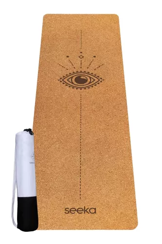 Seeka Yoga Cork Serisi Eye Yoga Mat