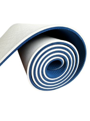 MantaRay Studio Series Grey-Navy Blue-6mm Yoga ve Pilates Matı