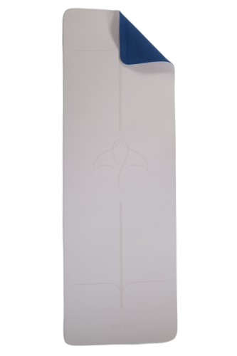 MantaRay Studio Series Grey-Navy Blue-6mm Yoga ve Pilates Matı