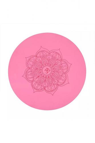 Kaydırmaz Meditasyon Matı - Mandala Pembe