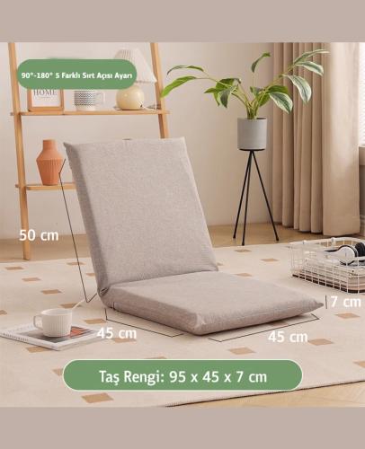 Meditasyon Sandalyesi- Kademeli-Taş Rengi
