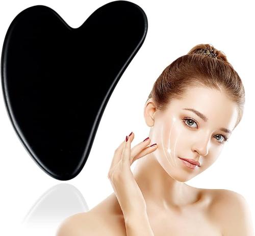 Gua Sha Obsidyen Yüz Masaj Taşı