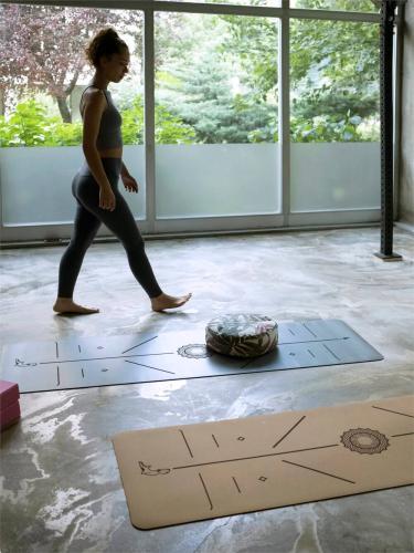 Focus Series 4.1 mm Sis Mavisi Doğal Kauçuk Kaydırmaz Yoga Matı