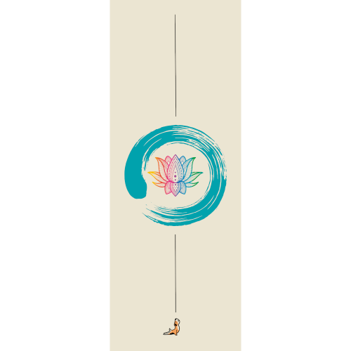 Reflect Series 4.1 mm Lotus Doğal Kauçuk Kaydırmaz Yoga Matı