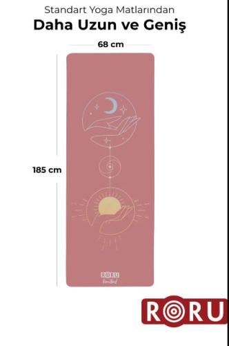Sun Series Limited - Ultra Kaydırmaz Yoga Matı Hatha 4mm-Gül Kurusu