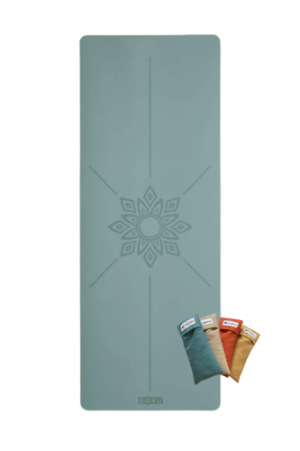 Sun Series Limited - Ultra Grip Yoga Matı Sun 4mm-Nane Yeşili