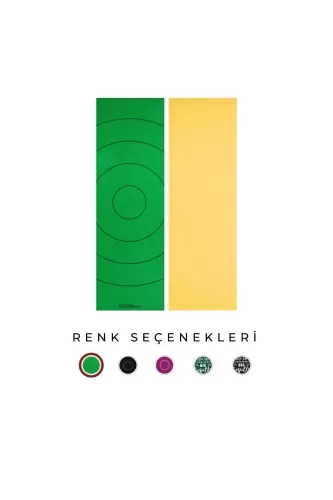 RORU Basics Series Başlangıç Yoga Matı 6mm - Yeşil/Sarı