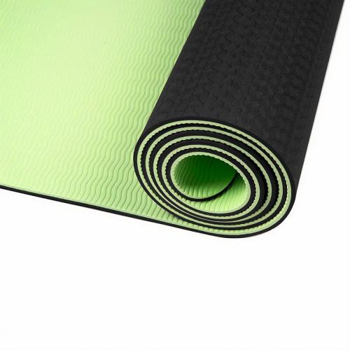 Seeka Yoga Stüdyo Serisi TPE Yoga Mat-Charcoal - Yeşil