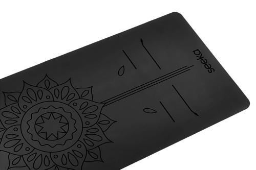 Seeka Yoga Pro Serisi Sun Yoga Mat-Charcoal