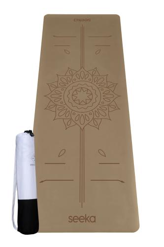 Seeka Yoga Pro Serisi Sun Yoga Mat-Açık Kahve
