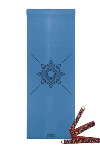 Sun Series Kaydırmaz 5mm Yoga Matı - Koyu Mavi