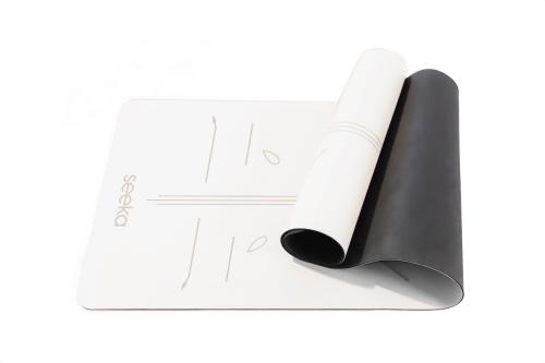 Seeka Yoga Pro Serisi Sun Yoga Mat-Beyaz